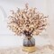 5PCS Champagne Artificial Baby’s Breath Flowers – Real Touch Silk Faux Baby Breath Stems for Vase Arrangement, Wedding, Spring Decor, Floral Centerpieces & Home Decoration